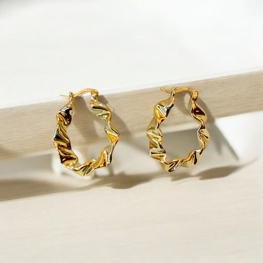 Sculpted Hoops
