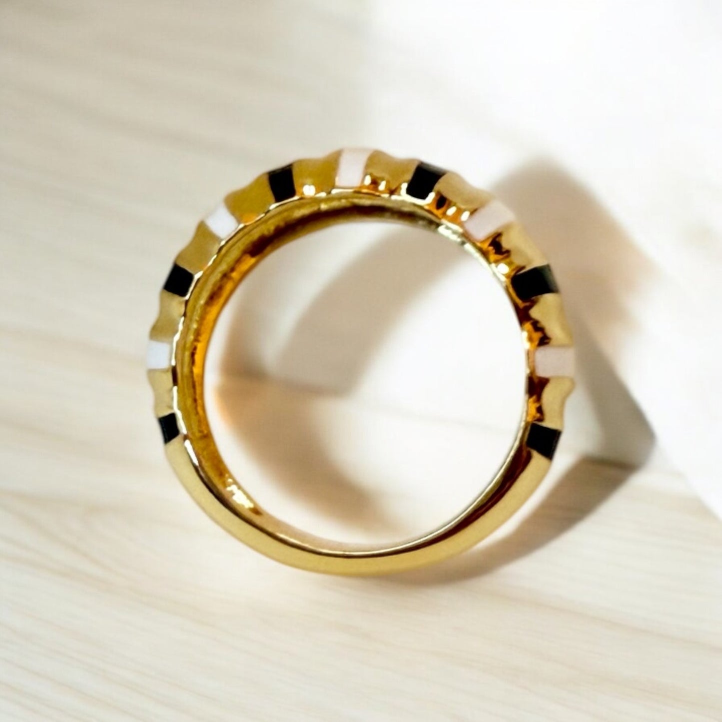Golden Whirl Duo Ring